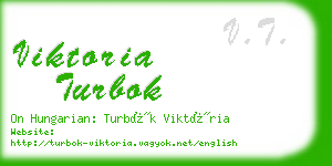 viktoria turbok business card